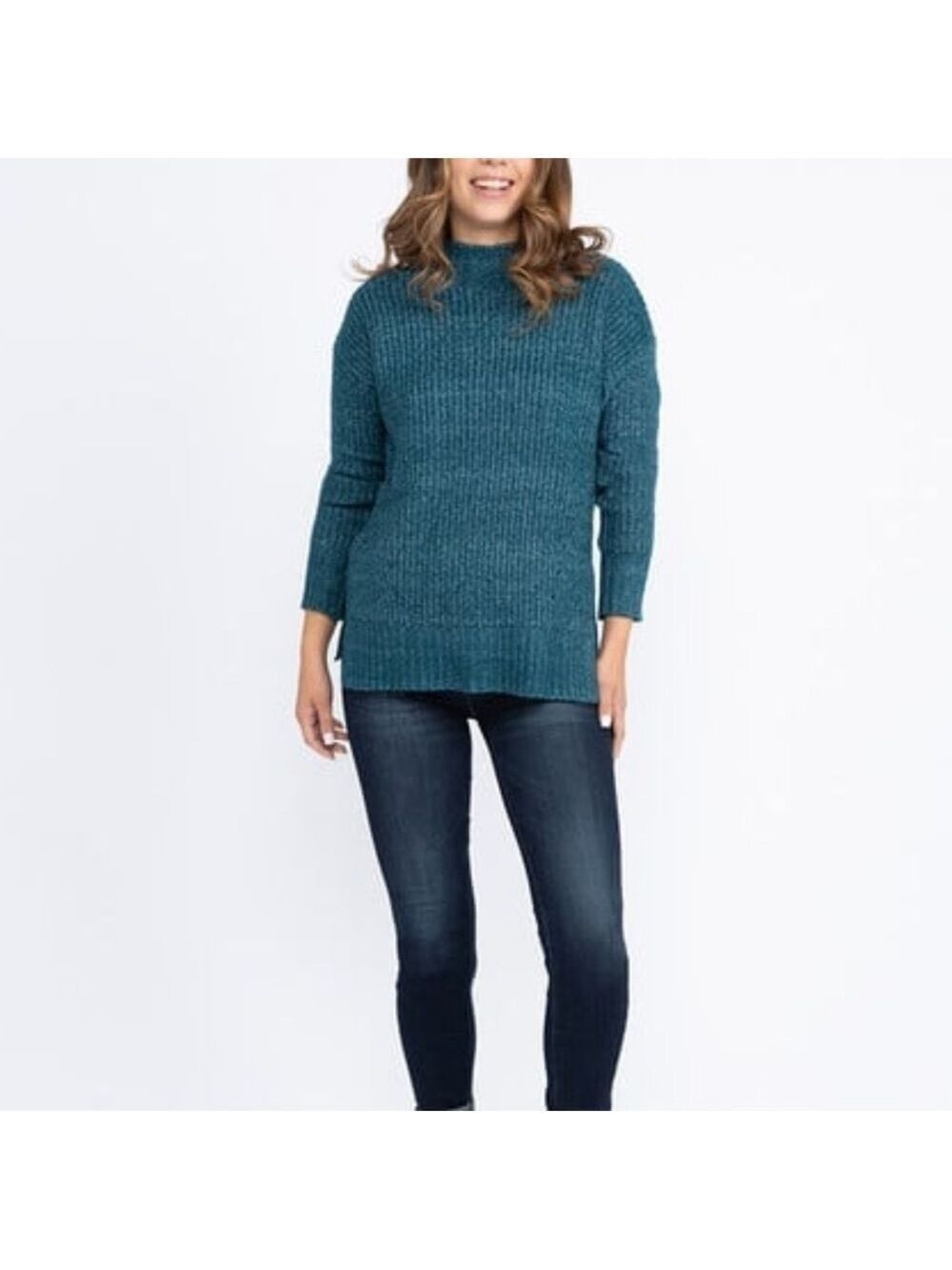 2X • Warehouse One • Mock Neck Tunic Sweater